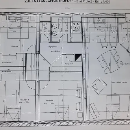 Daire Superbe Lumineux Avec Terrasse, 3 Chambres, Proche Des Commerces Et Stations De Ski - Fr-1-589-431 Le Thillot